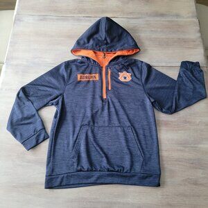 Auburn Tigers Youth Large Hoodie Blue Big Logo Football Fan Pullover Colosseum